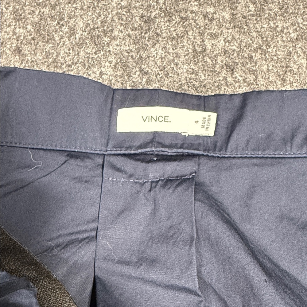 Vince Dark Blue Off-Shoulder Midi Dress - Picture 6 of 7